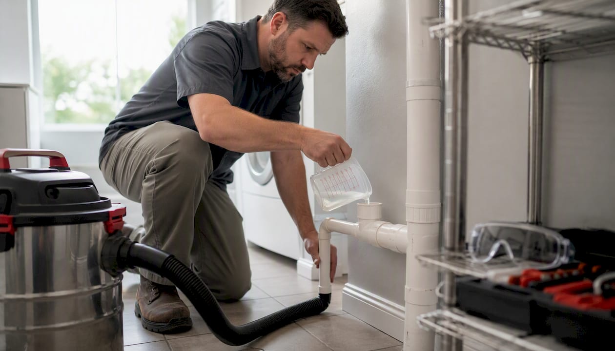 How to Fix a Condensate Drain Clog Safely
