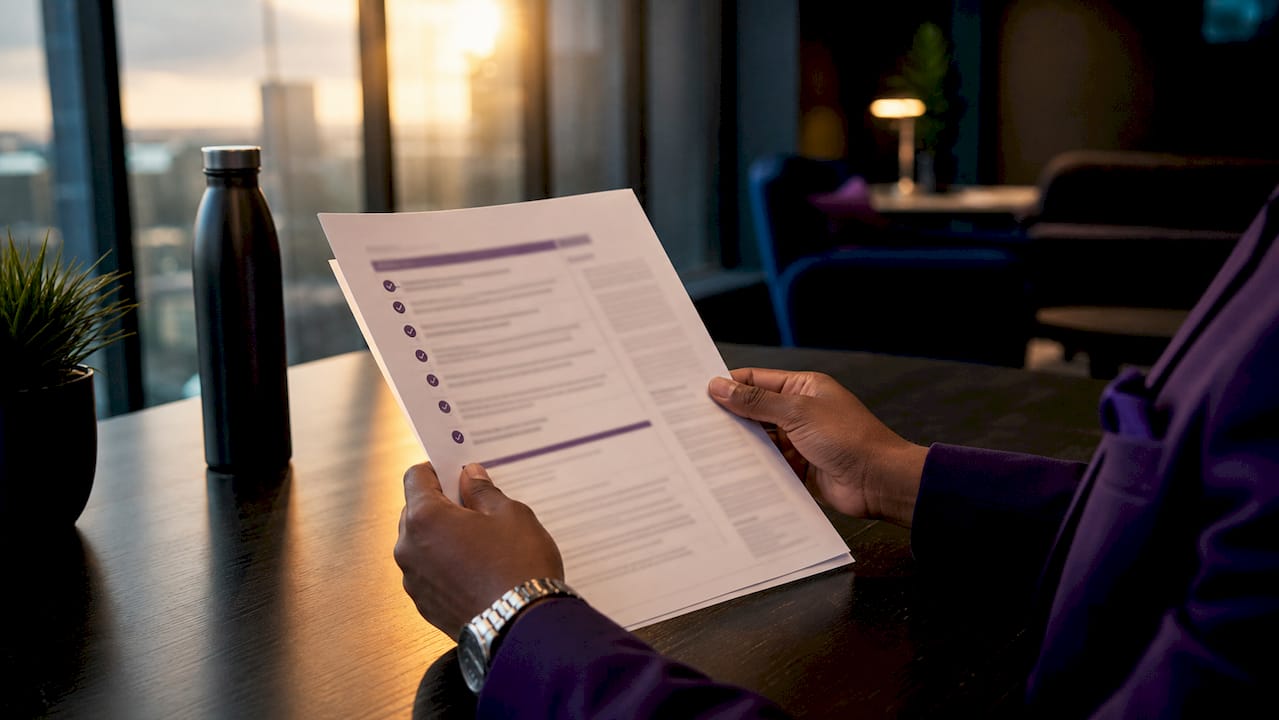 Hands reviewing HIPAA data compliance checklist