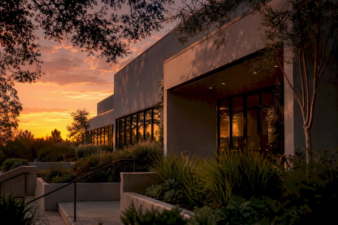 Modern corporate office building exterior