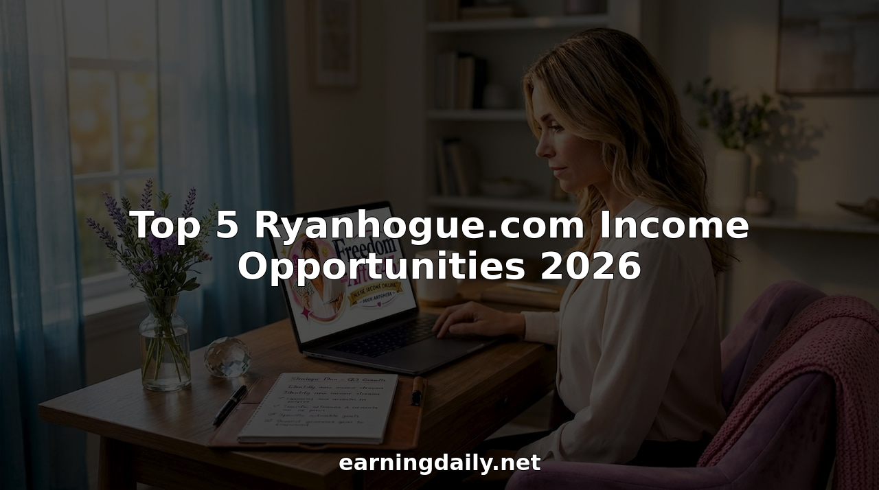 Top 5 Ryanhogue.com Income Opportunities 2026