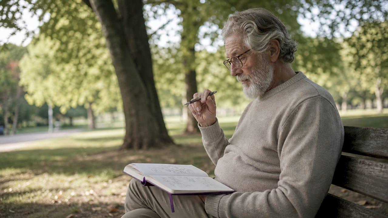 Hombre tomando café mientras reflexiona sobre formas de generar ingresos pasivos