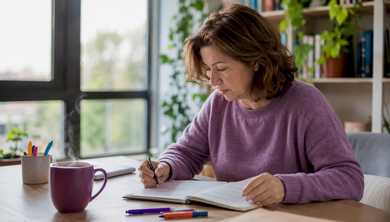 Personas anotando detalles para trabajos independientes
