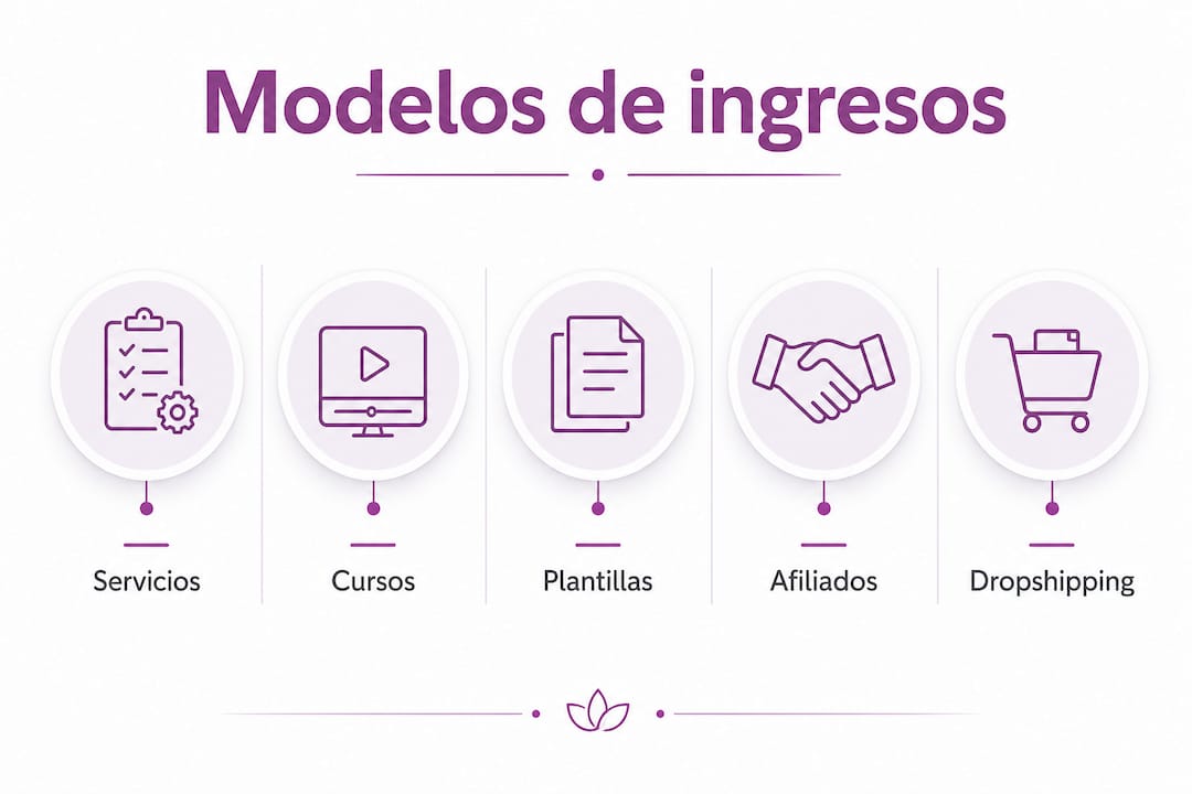 Infografía: ideas de negocios digitales rentables que no requieren gran inversión