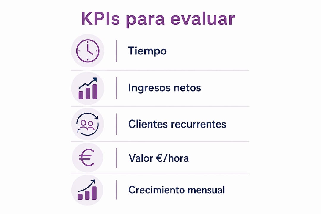 Guía visual con los pasos para calcular tus ingresos trabajando desde casa