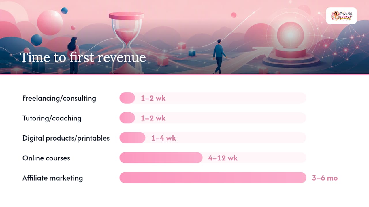 Chart comparing online business models on key dimensions