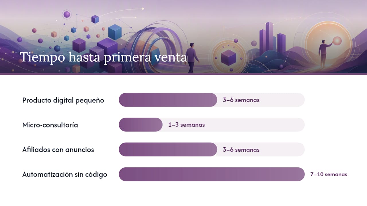 Infografía comparativa: producto digital vs. automatización