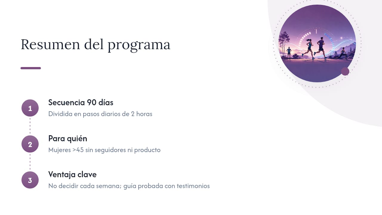 Empieza tu propia salida de carrera agotadora hoy — overview diagram