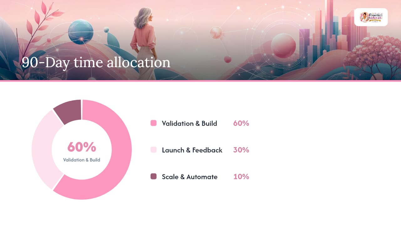 How to Pick One Idea and Launch It in 90 Days — overview diagram