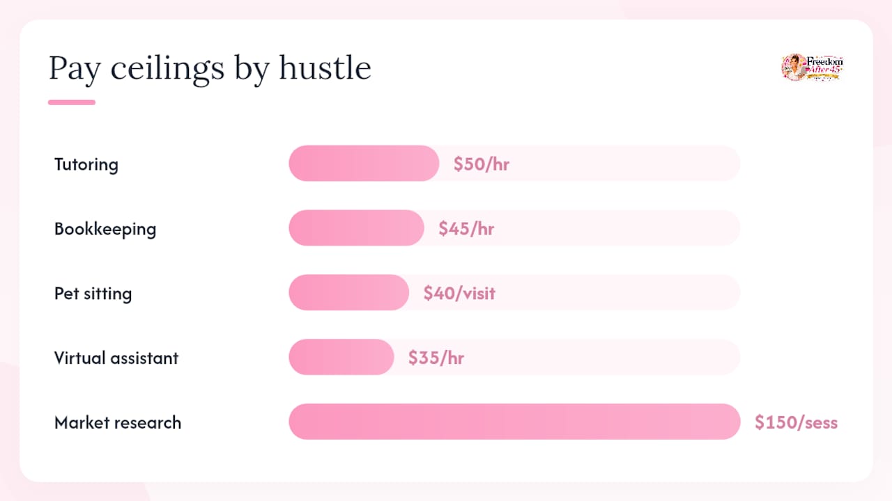 Which Side Hustles Fit Retirees on a Budget of Time and Energy? — overview diagram