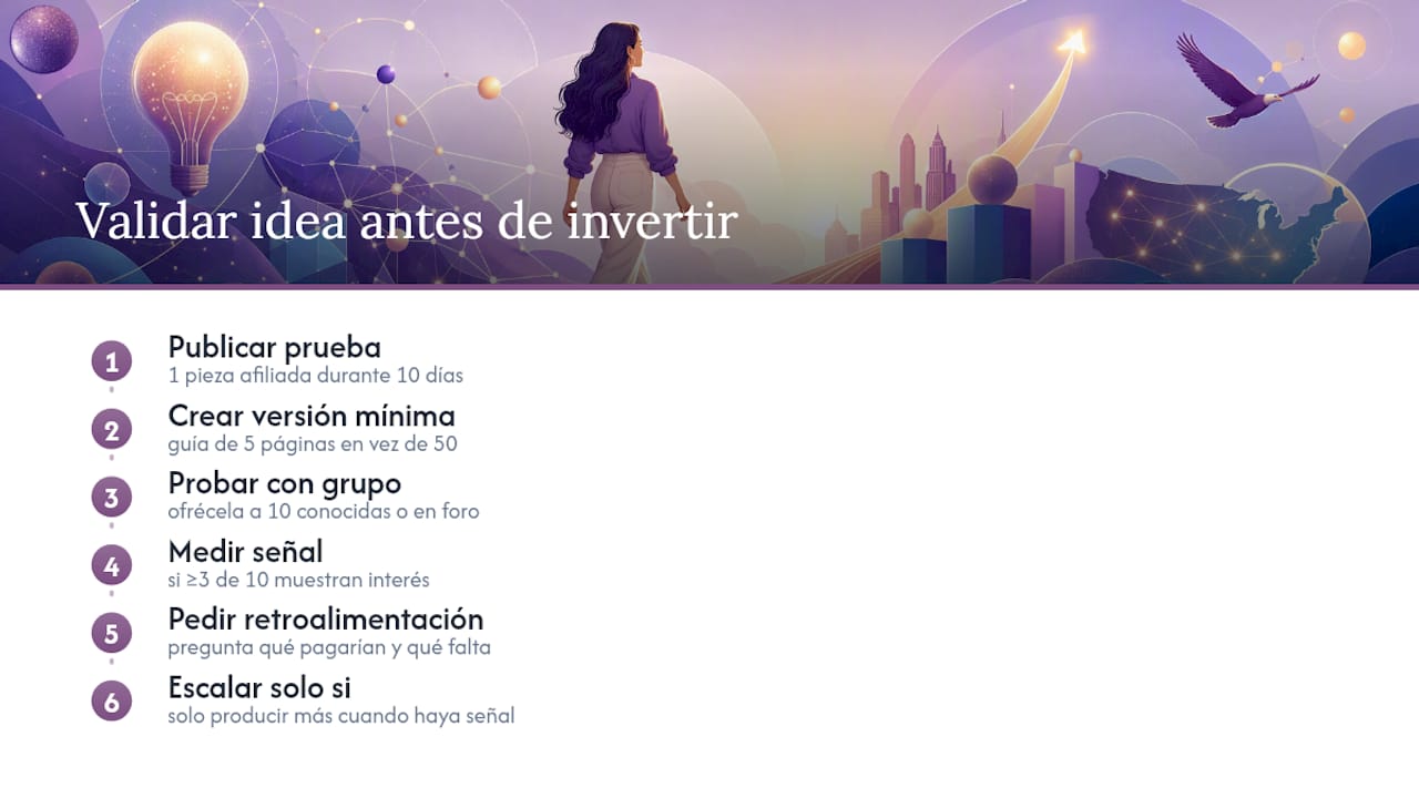 Proceso para validar una idea de negocio