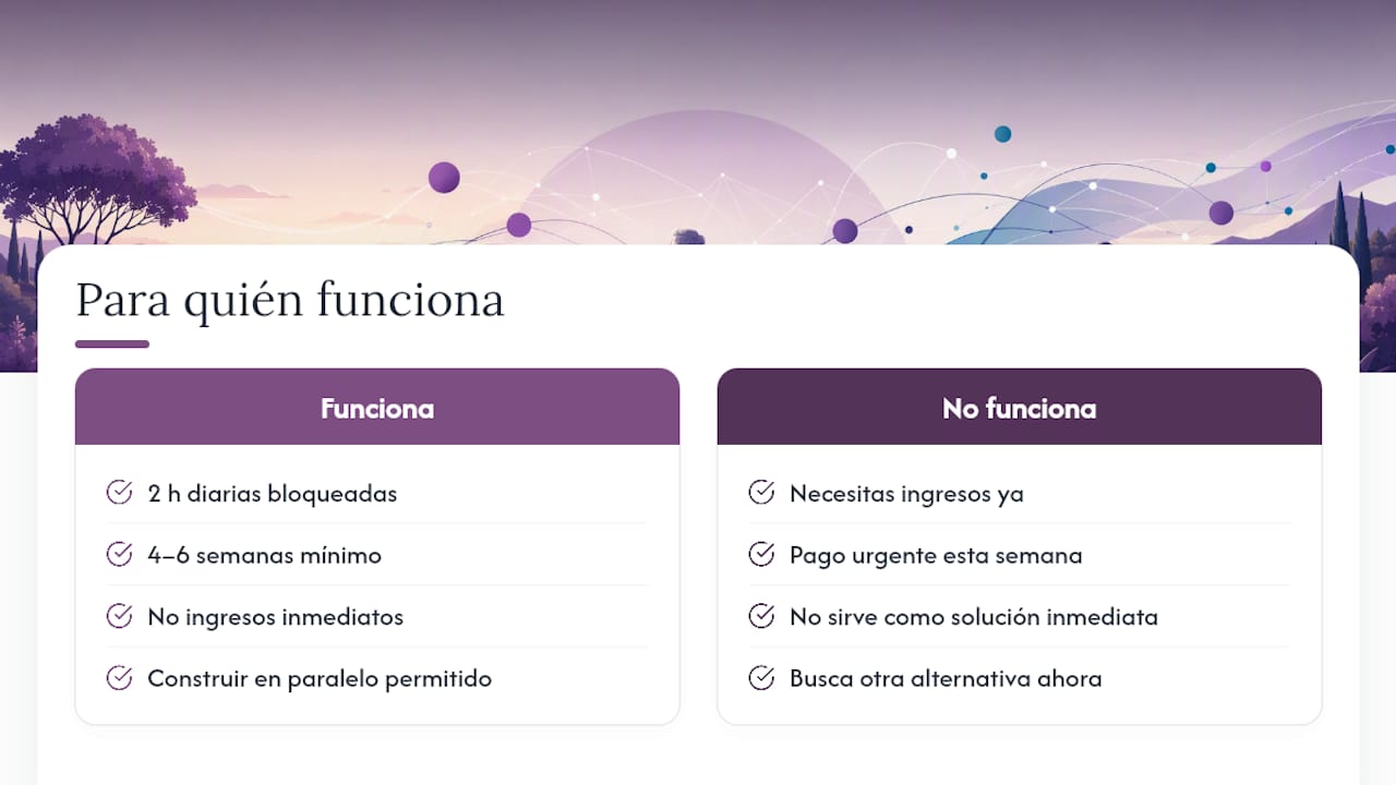 Perspectiva editorial: para quién funciona esto y para quién no — overview diagram