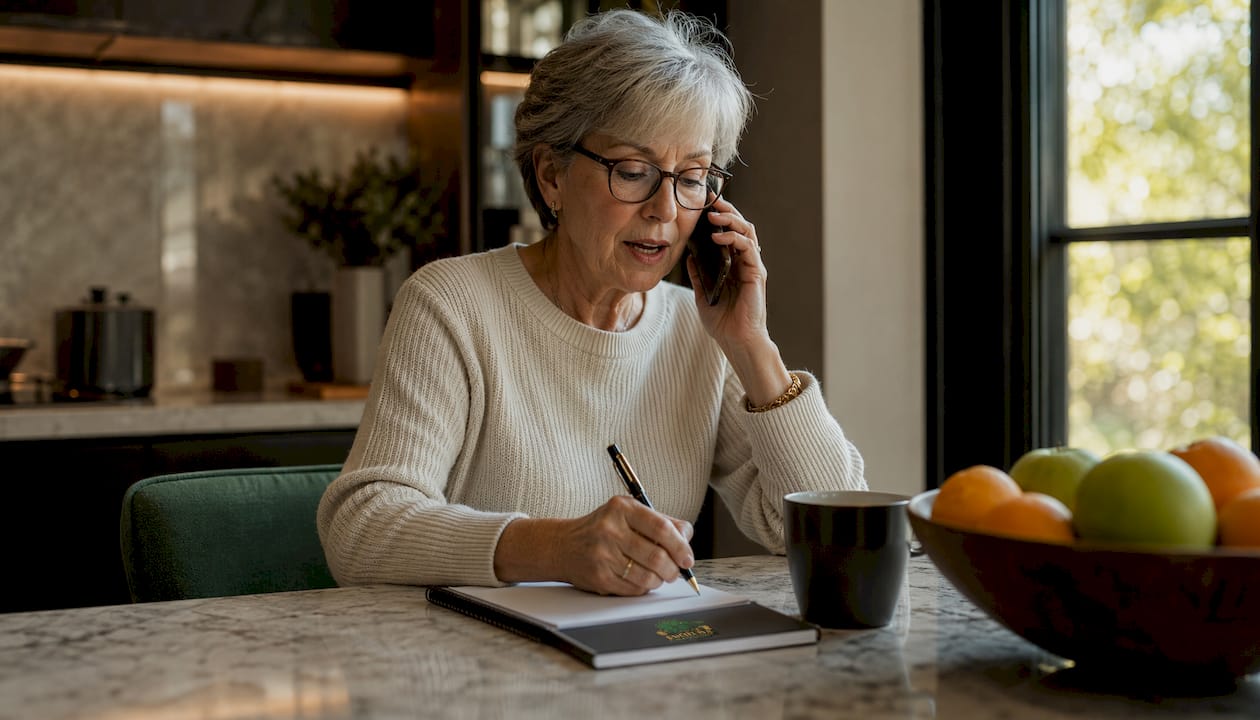 Woman contacting gaming platform support at desk