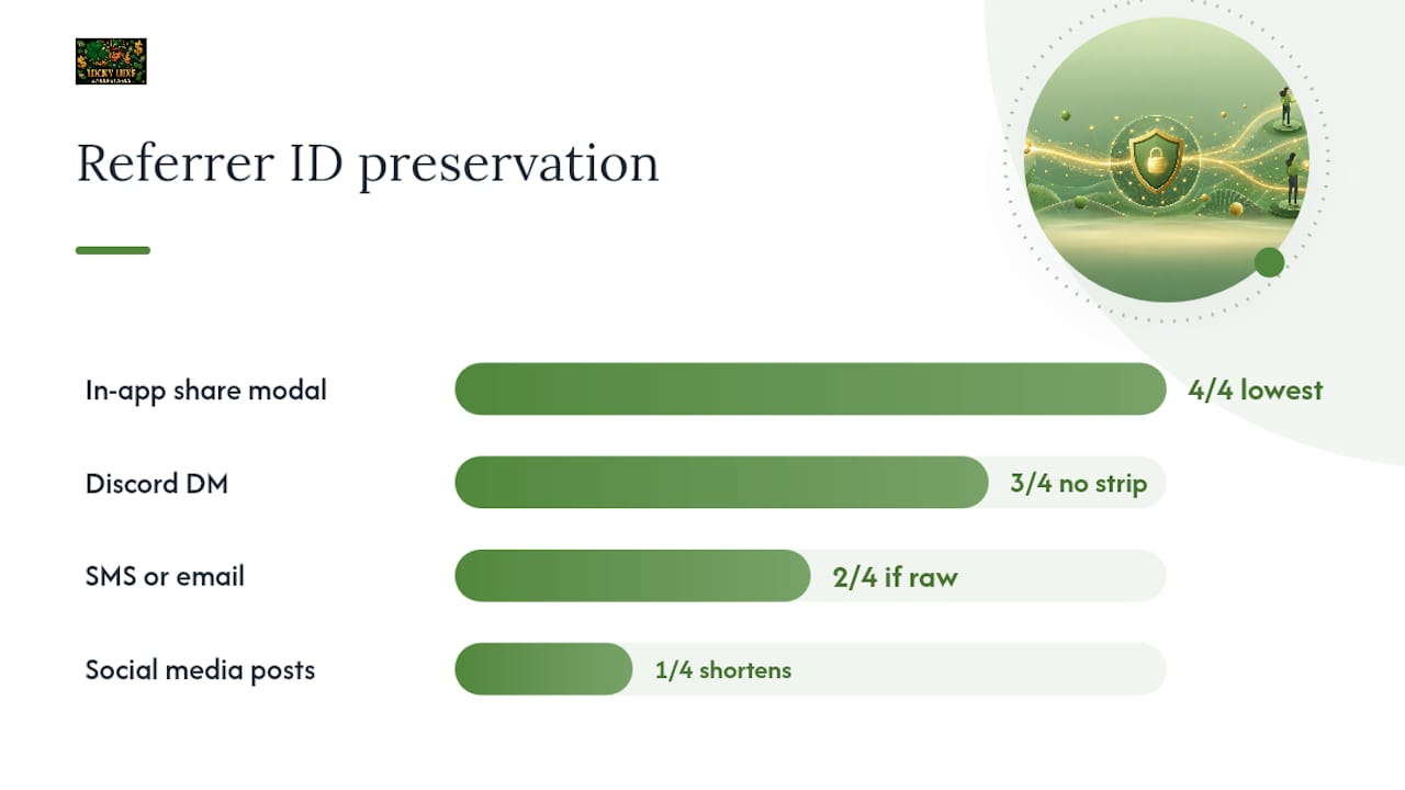 How do you share your Luckyluxe invite without losing referral credit? — overview diagram