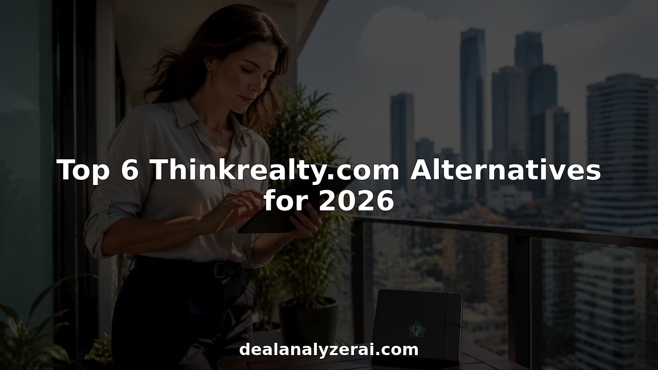 Investor reviewing real estate software alternatives