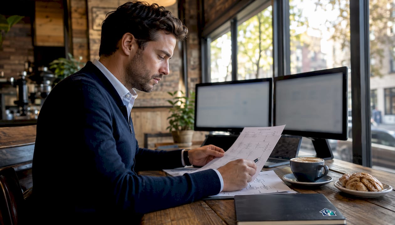 Sales professional evaluating software alternatives