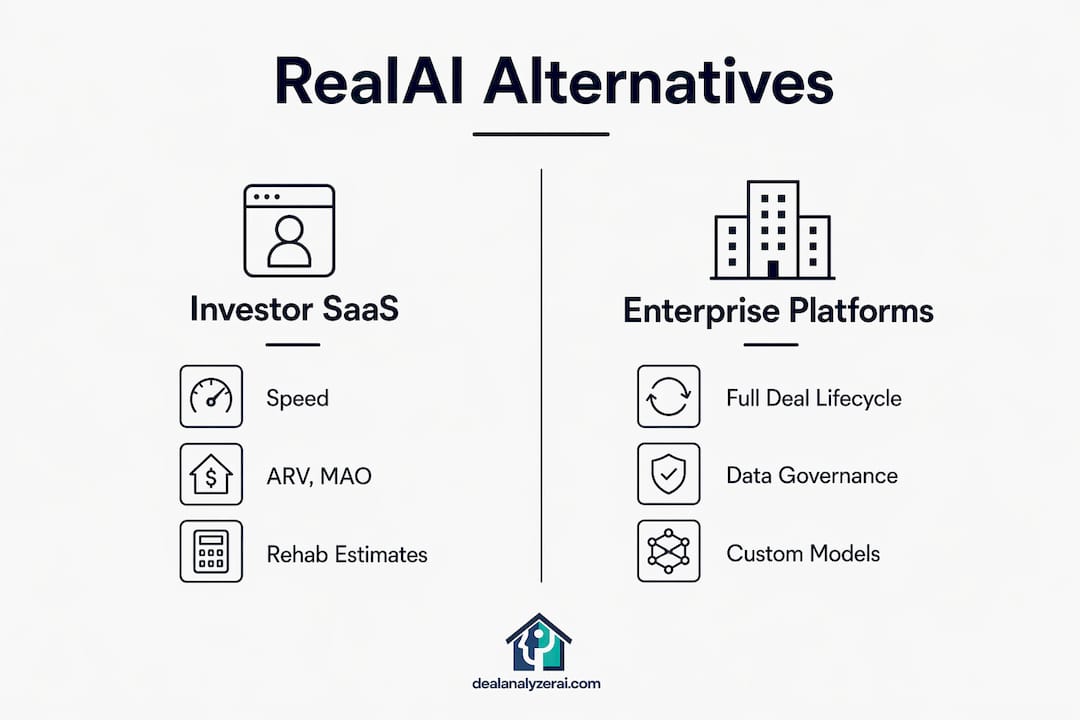 Infographic comparing investor SaaS vs enterprise platforms