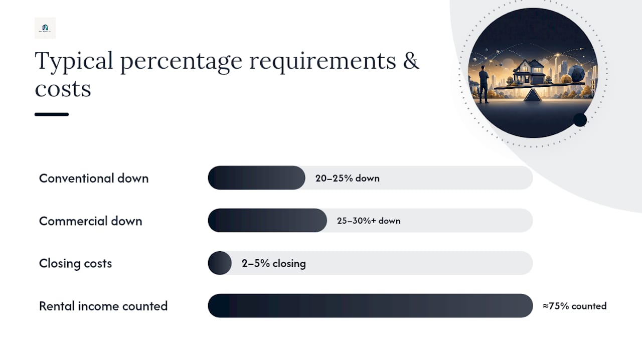 What loan types and costs affect your leverage calculation? — overview diagram