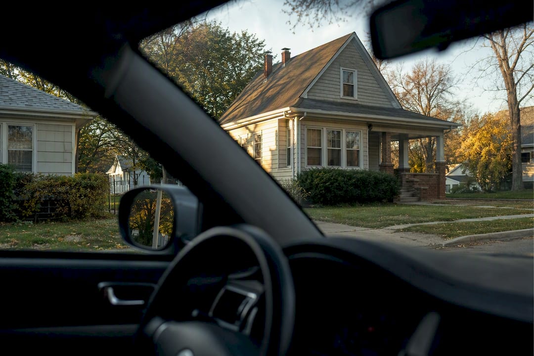 Drive-by view of residential house exterior