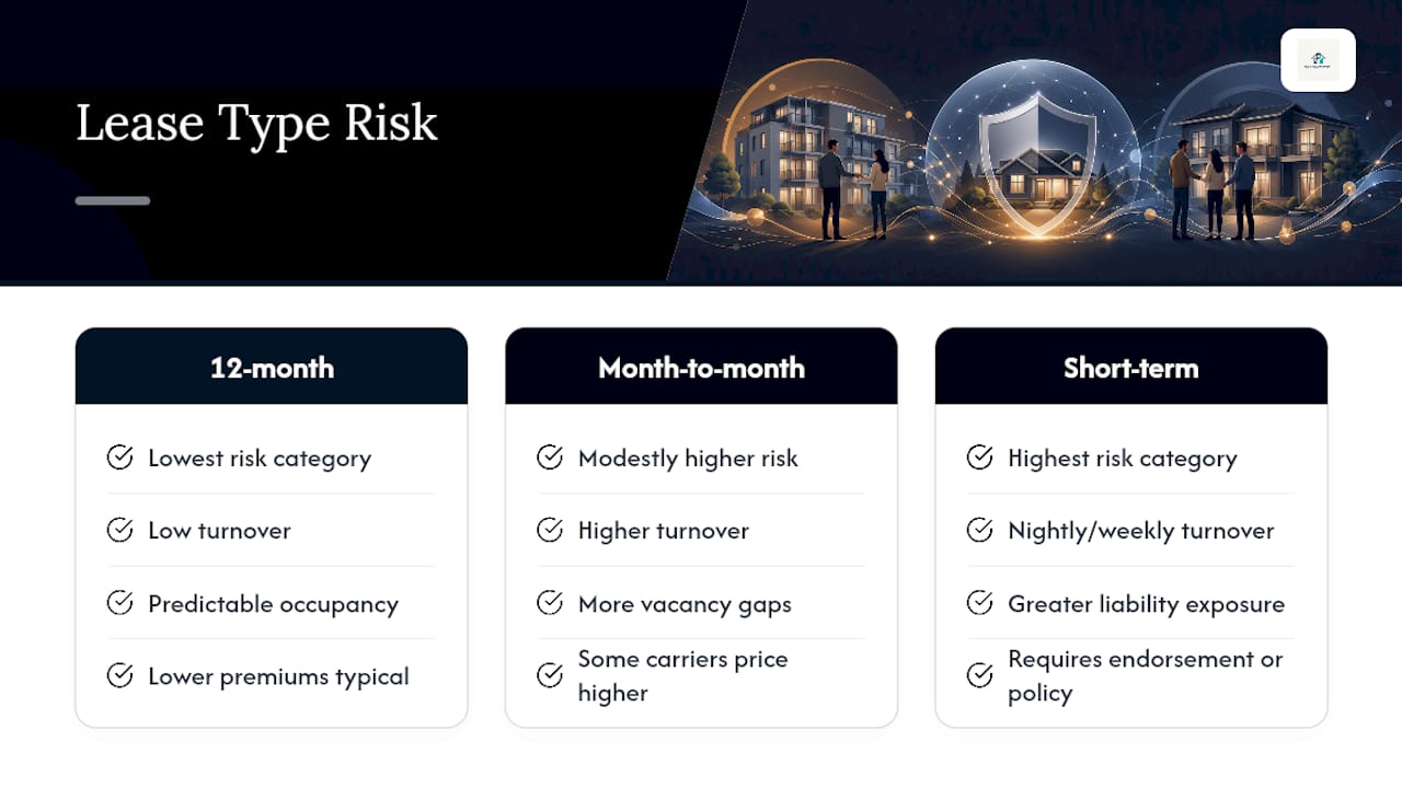 How Tenant Profile and Lease Terms Change Your Rate — overview diagram
