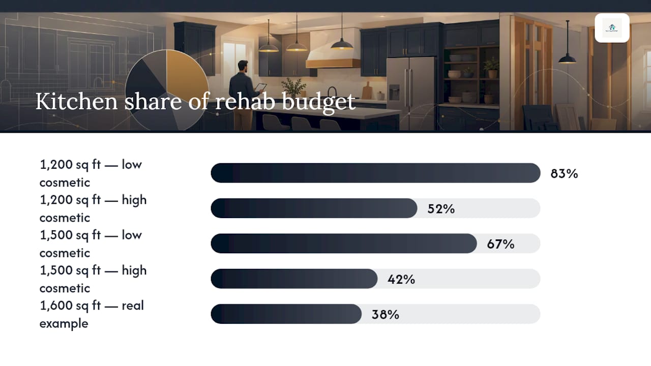 Square-footage and rehab cost comparison