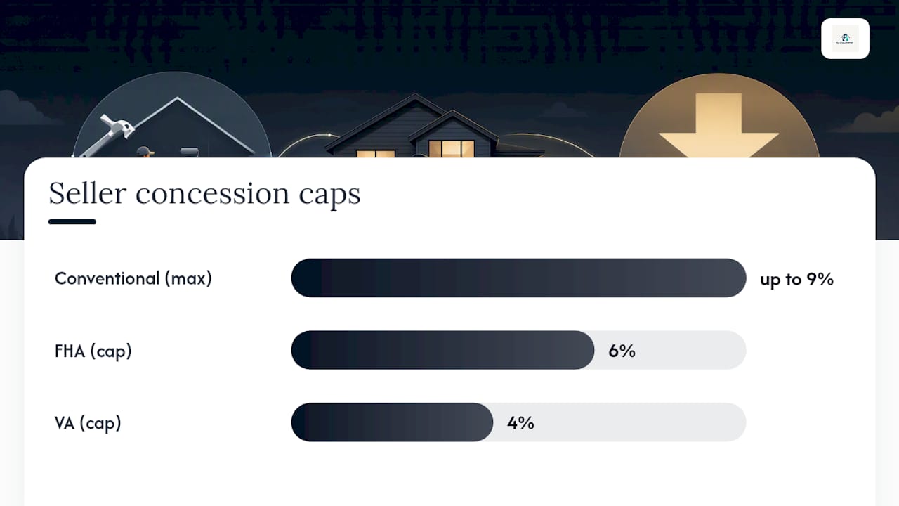 How Seller Concession Caps Limit Your Credit Request — overview diagram