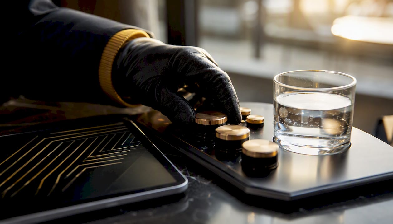 Hand adjusting risk management control panel