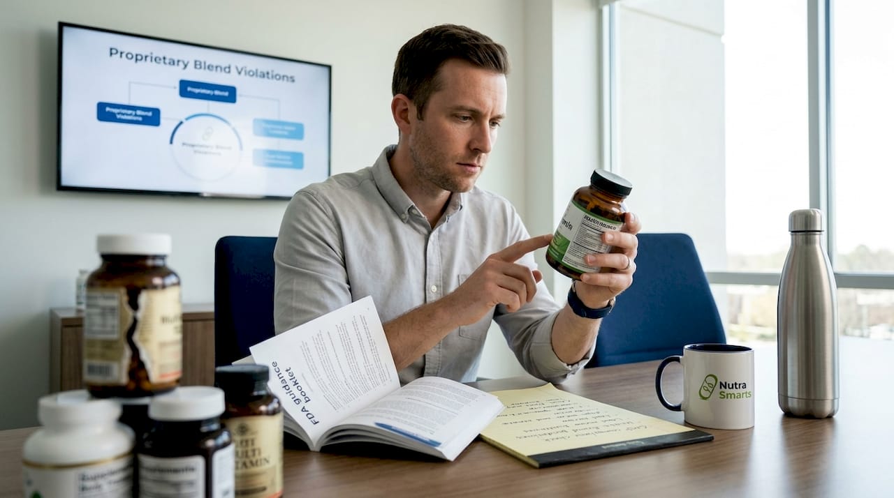 Analyst reviews proprietary blend label claims
