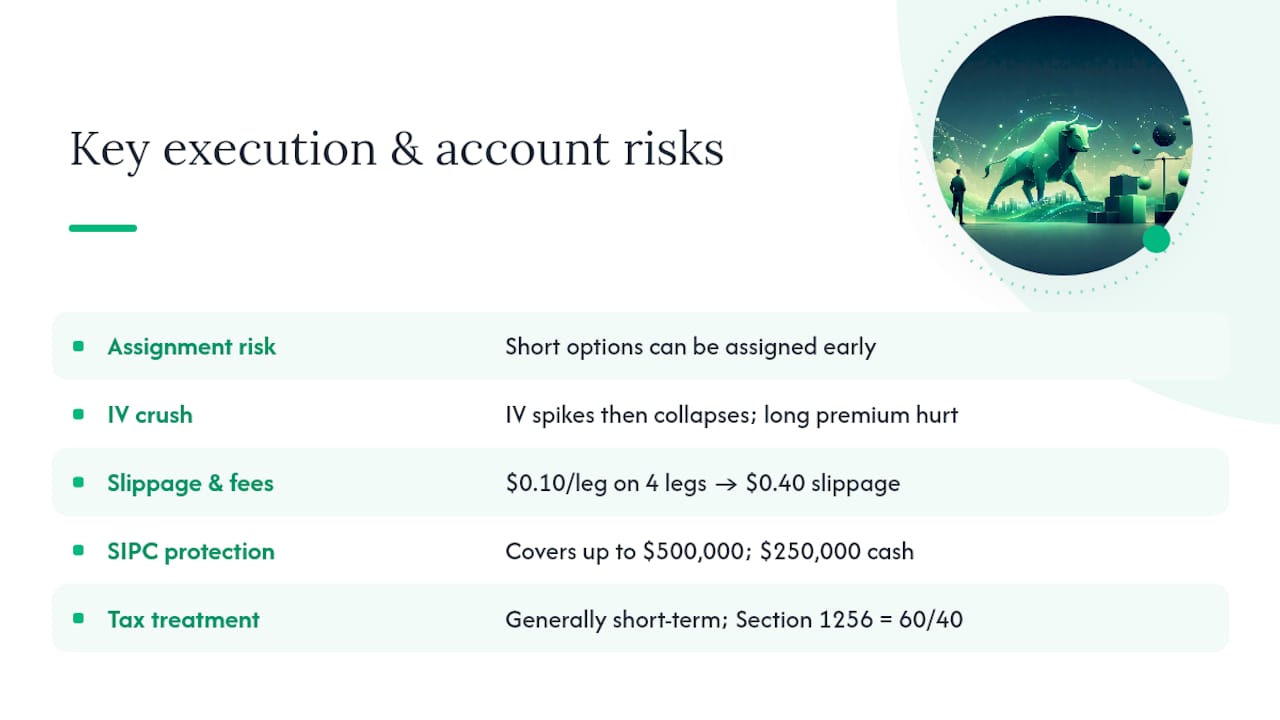 9. Execution, assignment, and risks every options trader must know — overview diagram