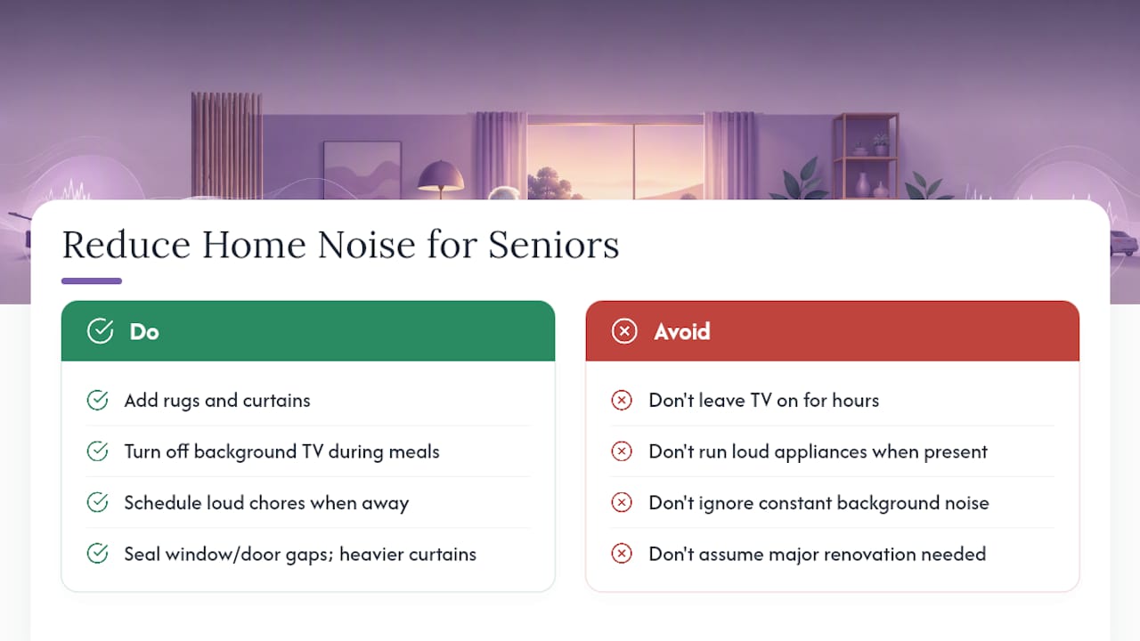 Does Reducing Noise at Home Improve Senior Wellbeing? — overview diagram