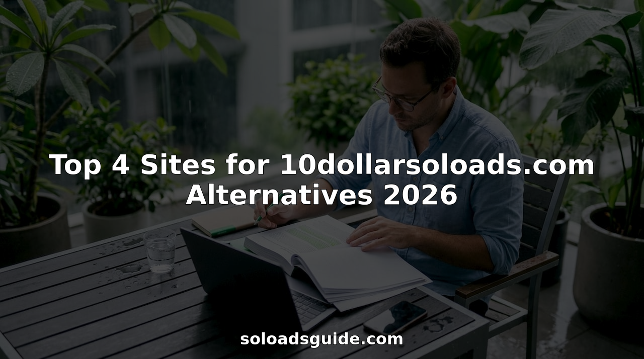 Digital marketer comparing solo ad platforms report