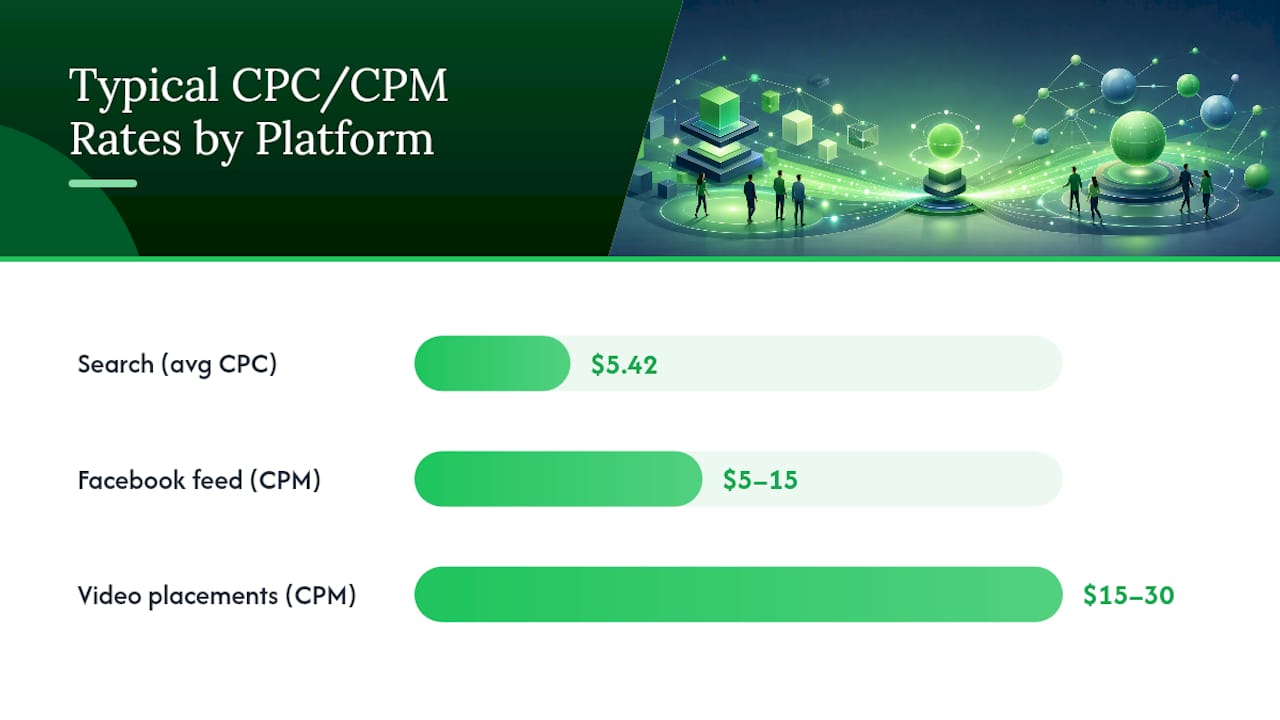 What Are Typical CPC and CPM Rates by Platform? — overview diagram