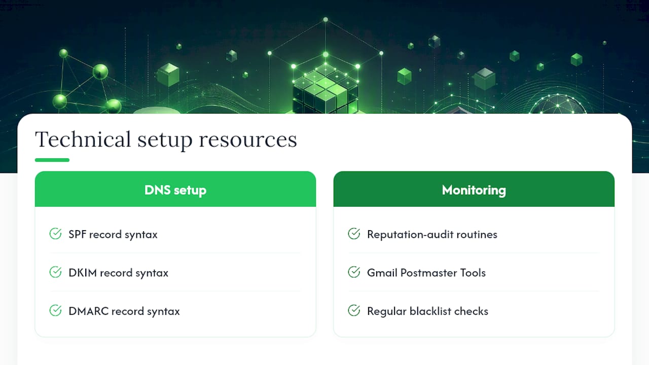 Where to Go Deeper on Technical Setup — overview diagram