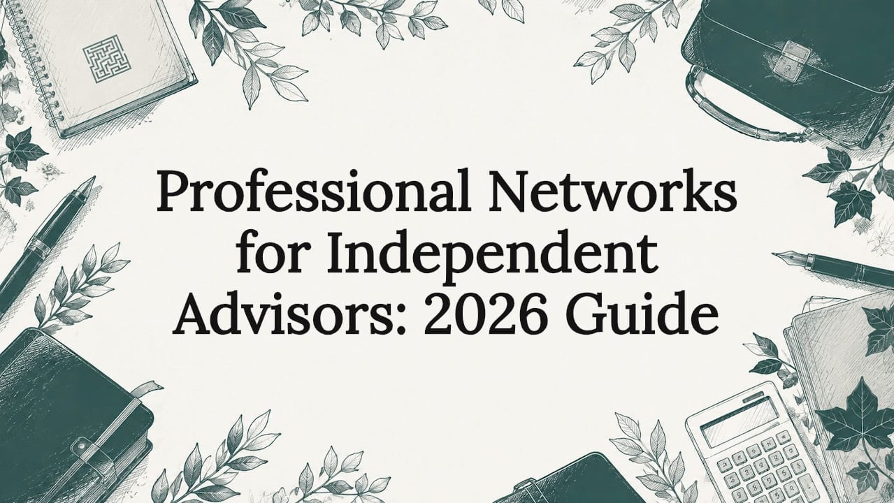 Professional Networks for Independent Advisors: 2026 Guide