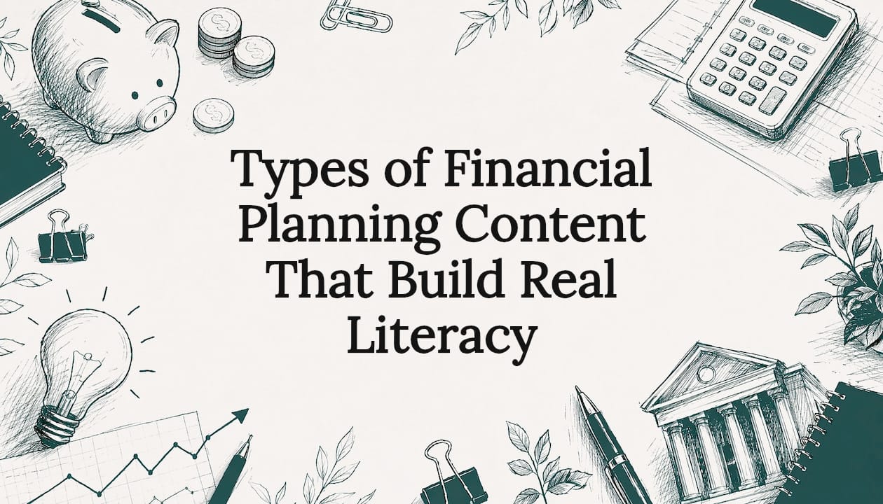 Types of Financial Planning Content That Build Real Literacy
