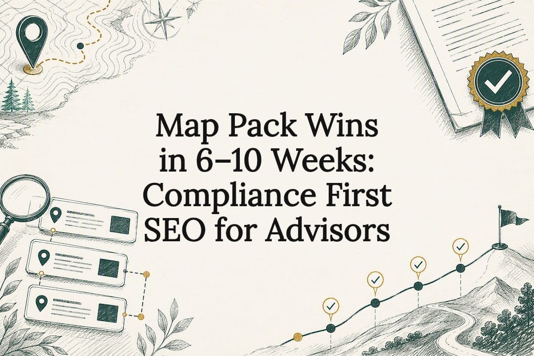 Map Pack Wins in 6–10 Weeks: Compliance First SEO for Advisors
