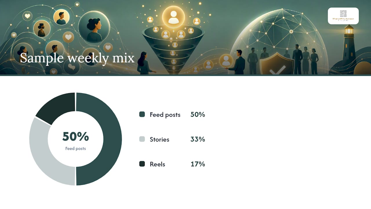 Which Content Formats Actually Work for Advisors on Instagram? — overview diagram