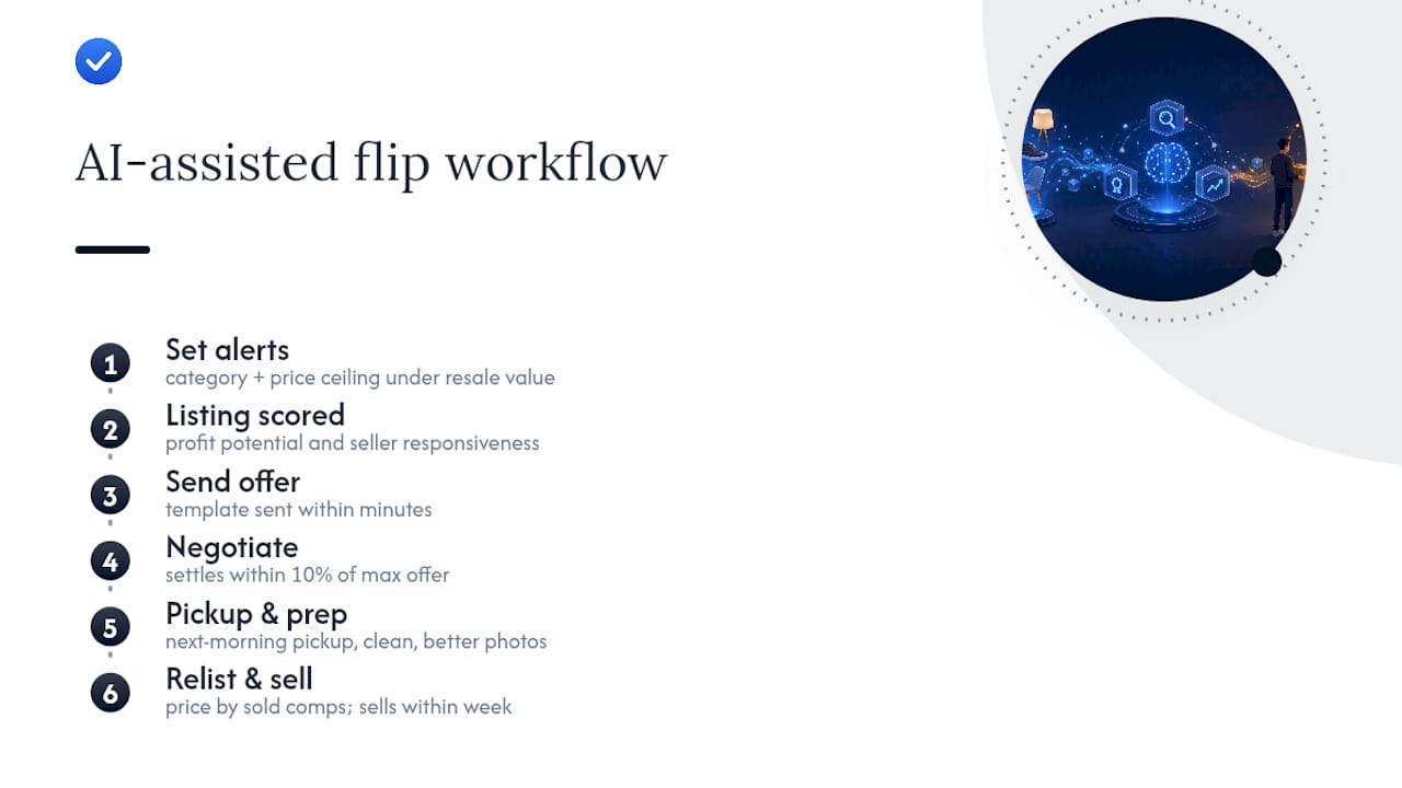 What Do Successful AI-Assisted Flips Actually Look Like? — overview diagram