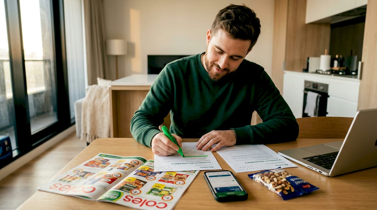 Man highlighting exclusions in cashback offer