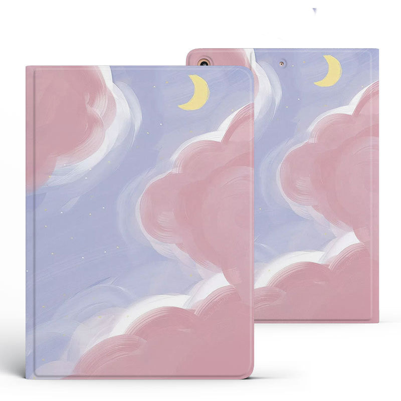 Literature and Art Simple Tablet Case with Pen Tray – Protective Cover for Tablets