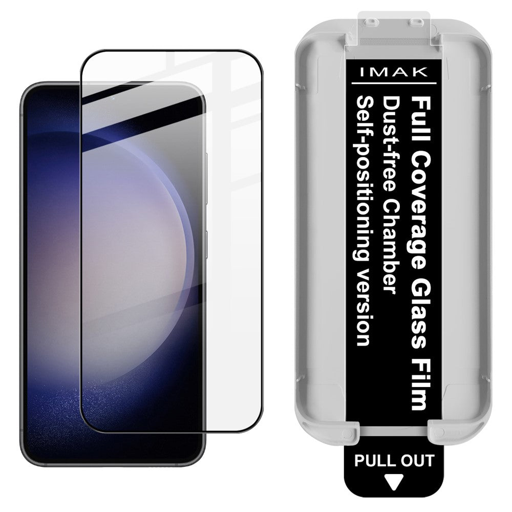 IMAK For Samsung Galaxy S23 / S22 5G Tempered Glass Full Screen Protector Full Glue Film with Dust-free Installation Tool (Fingerprint Unlock)