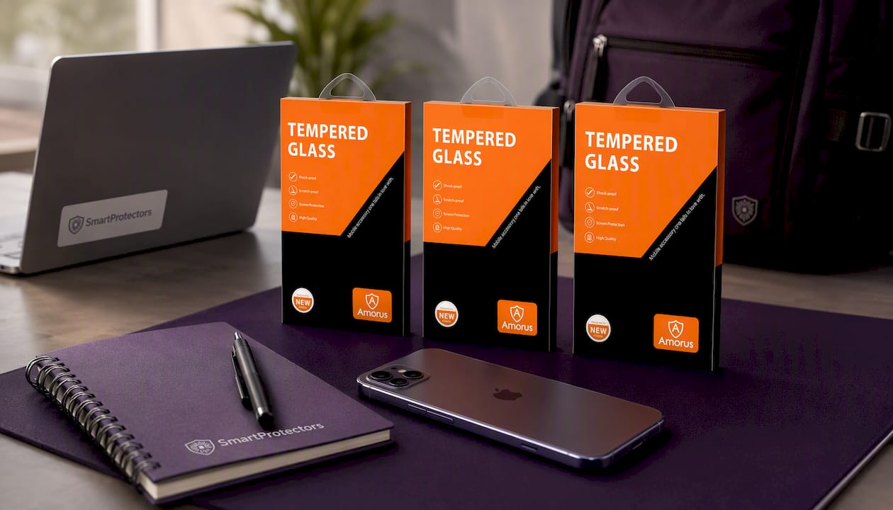 AMORUS HD Tempered Glass Screen Protector For iPhone 17