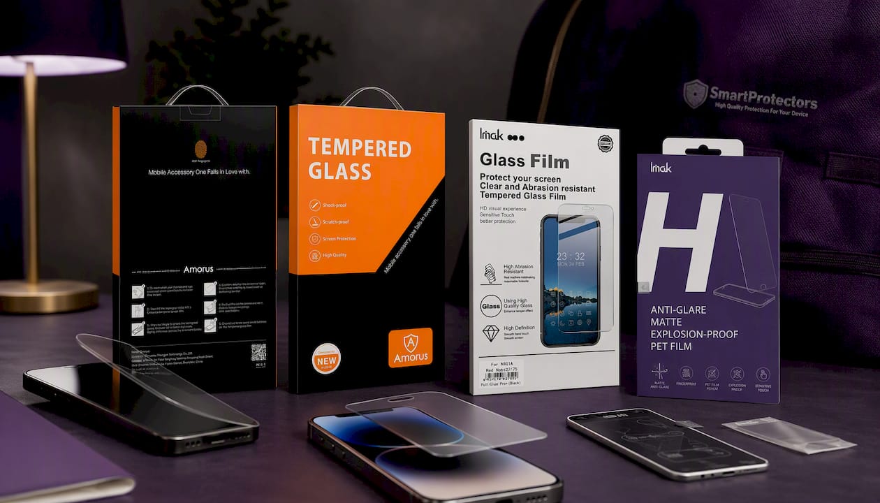 AMORUS HD Tempered Glass Screen Protector For iPhone 17