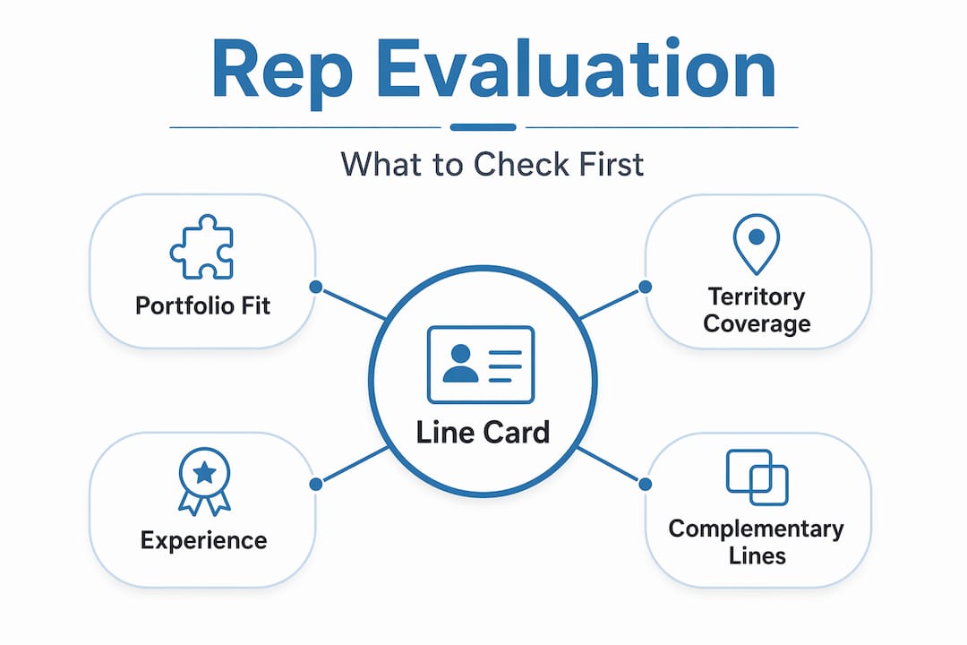 Manufacturer's rep portfolio structure