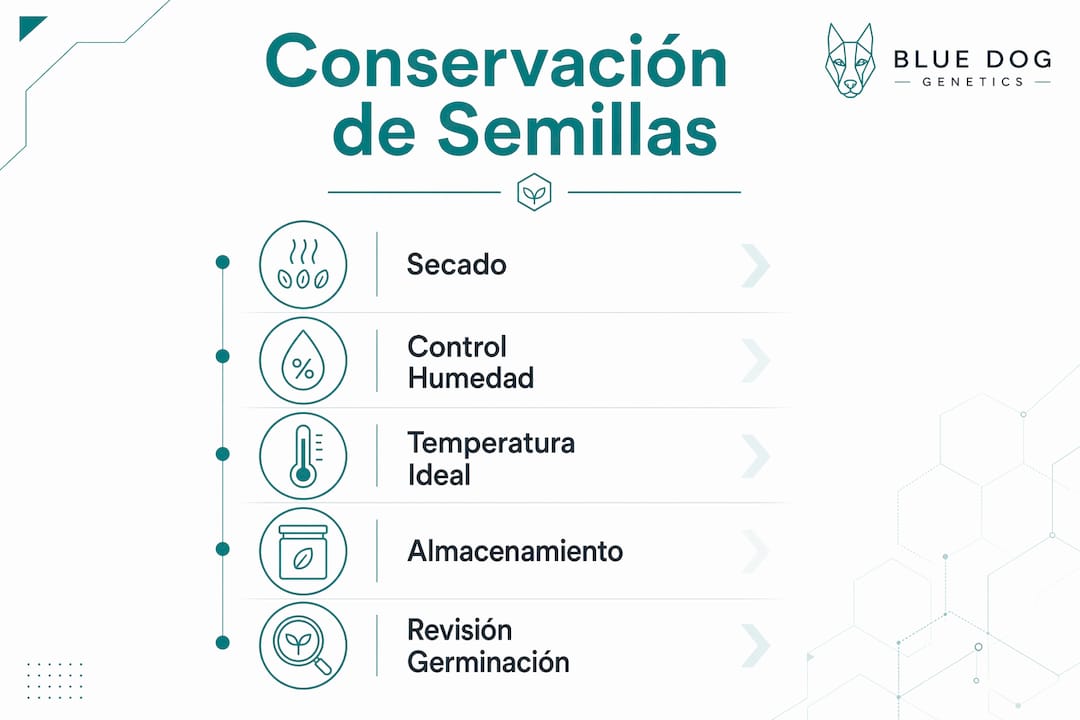 Guía visual: cómo guardar tus semillas de cannabis paso a paso