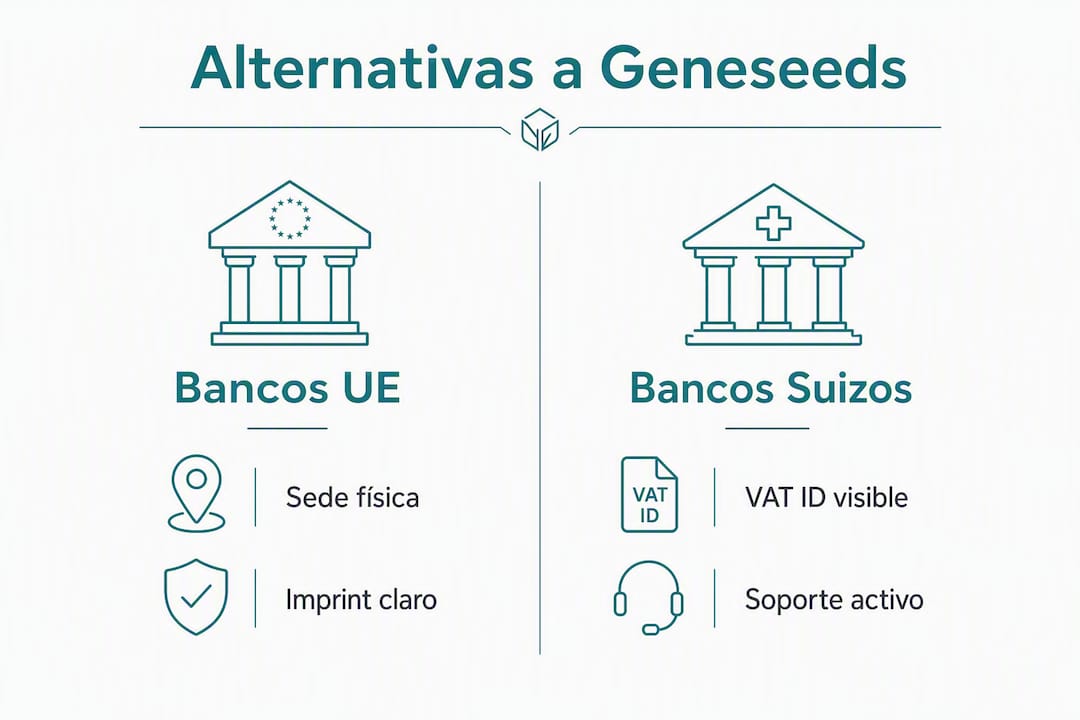 Comparativa visual de bancos de semillas en la Unión Europea y Suiza