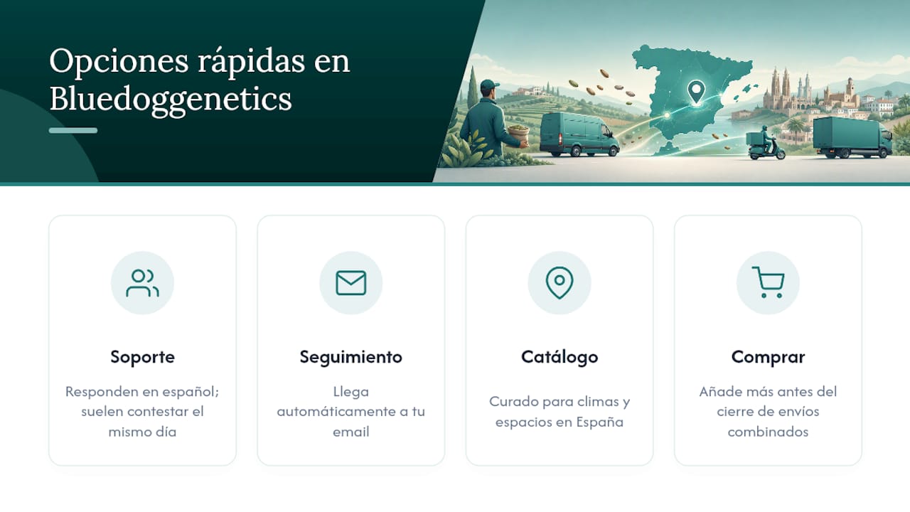 Repite tu pedido o resuelve dudas de envío en Bluedoggenetics — overview diagram