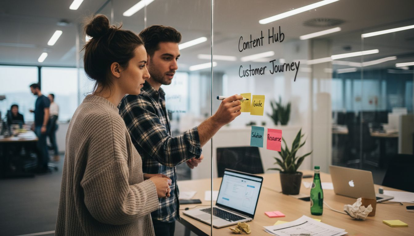 Marketers labeling pillar page content types