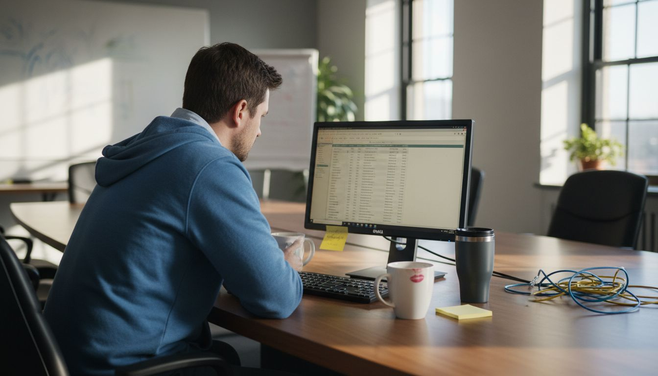 IT specialist checking authentication issues