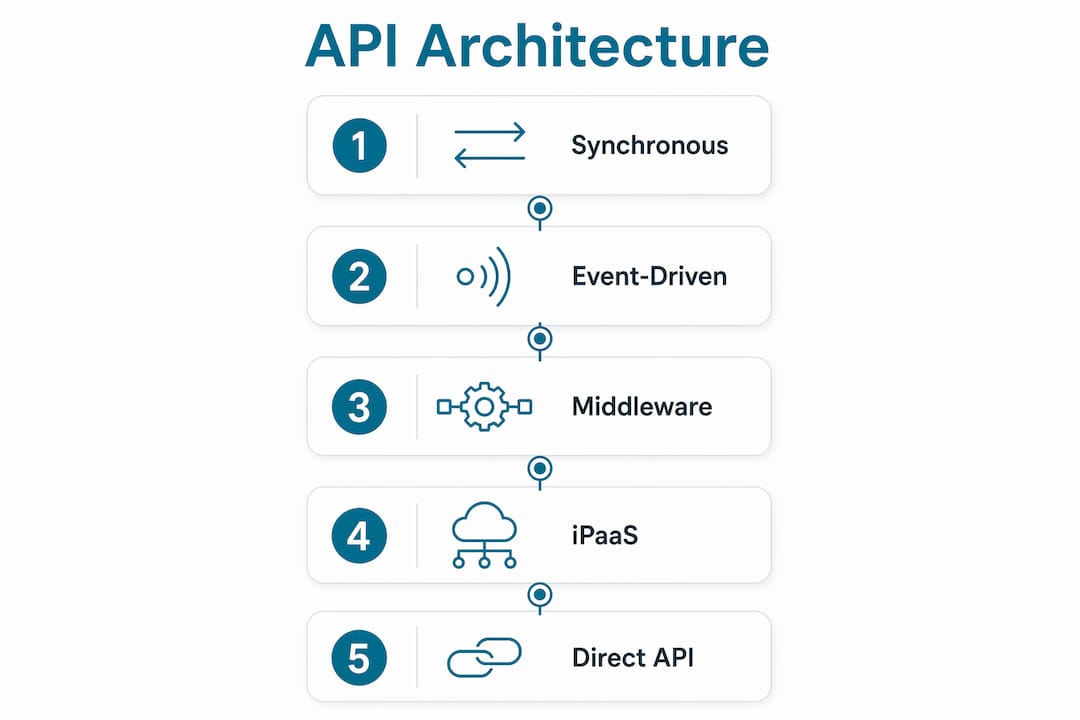 Infographic depicting FSM API architectural patterns