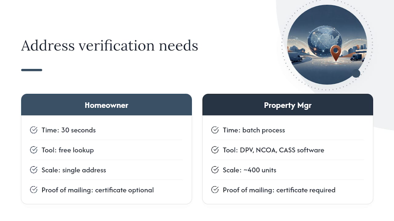 Why Most Address Verification Advice Misses the Point — overview diagram